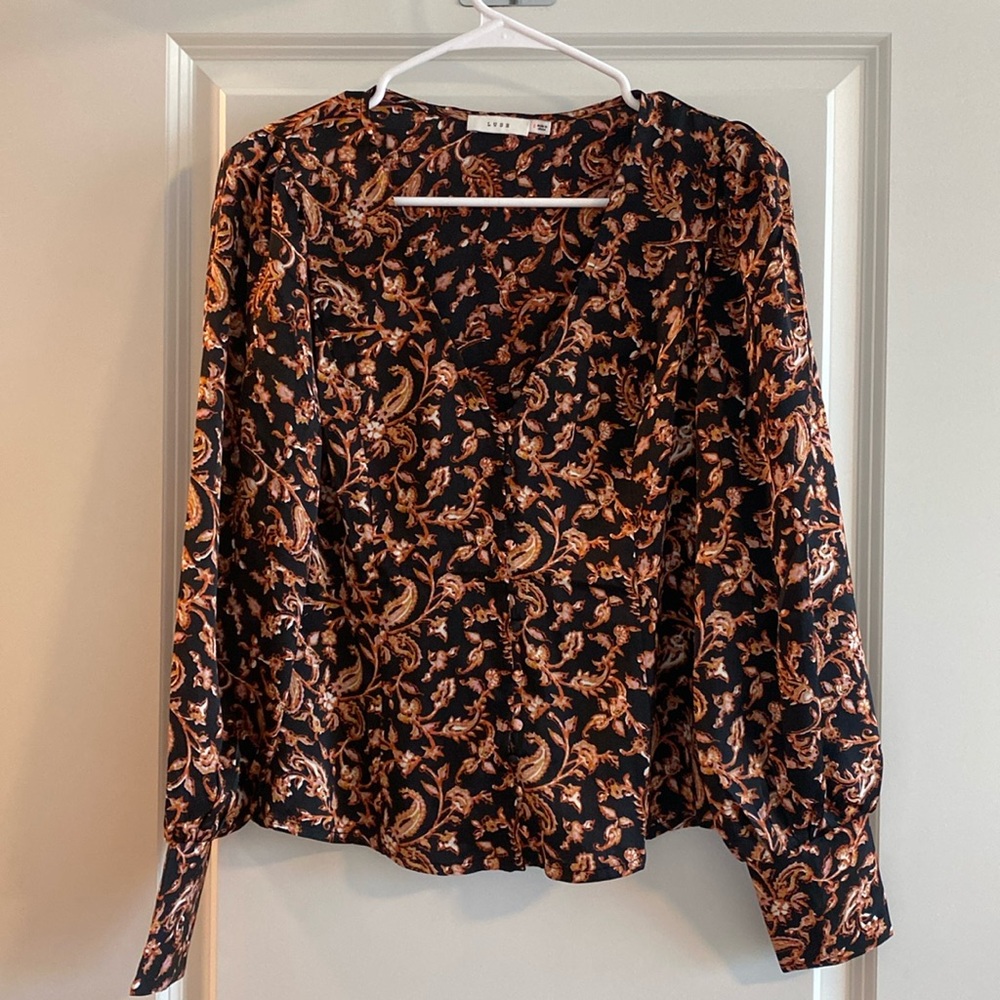 Lush Floral Blouse